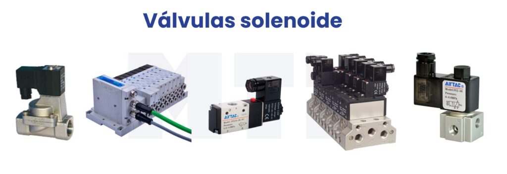 válvulas solenoide pneumáticas