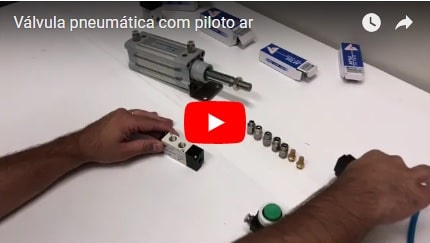 vídeo explicando a válvula pneumática piloto ar