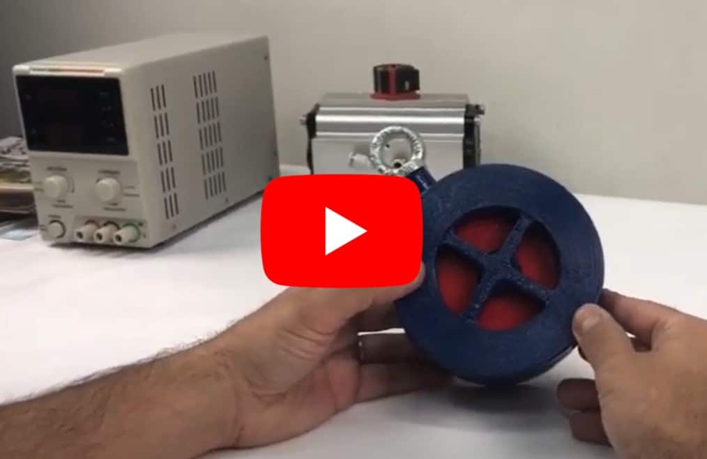 video sobre a válvula de retenção axial de fechamento rápido tipo Clasar
