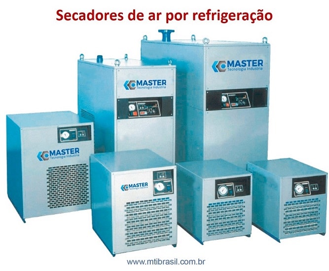 imagem de secadores de ar por refrigeração