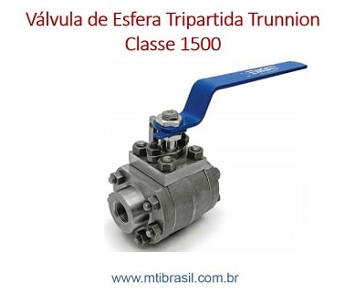 imagem da válvula de esfera MGA trunnion classe 1500