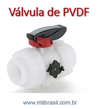 imagem da válvula em PVDF