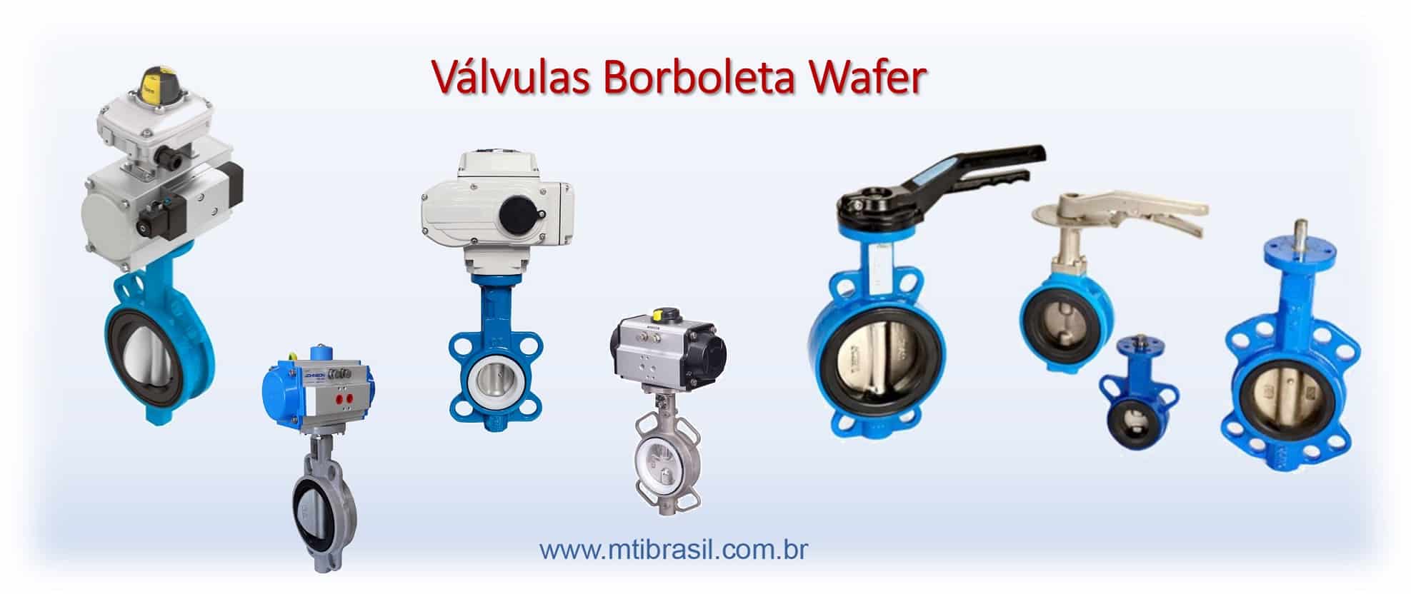 imagem de válvulas borboleta Wafer