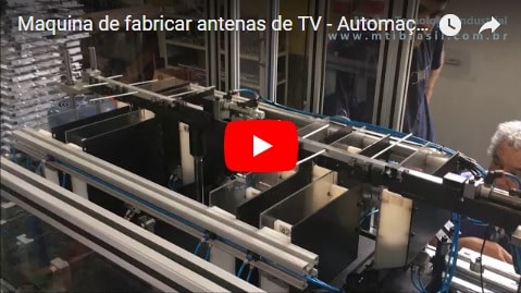 imagem do vídeo sobre a máquina de fabricação de antenas