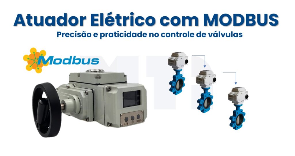 imagem do atuador elétrico com modbus
