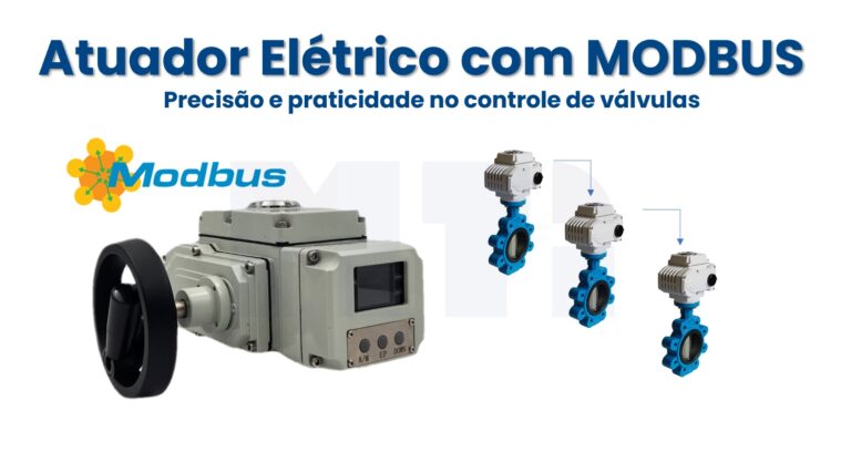 imagem do atuador elétrico com modbus